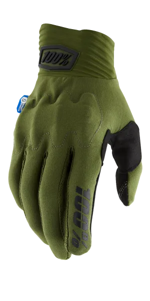 100% Cognito Smart Shock Gloves - Army Green/Black - Large 10014-00027