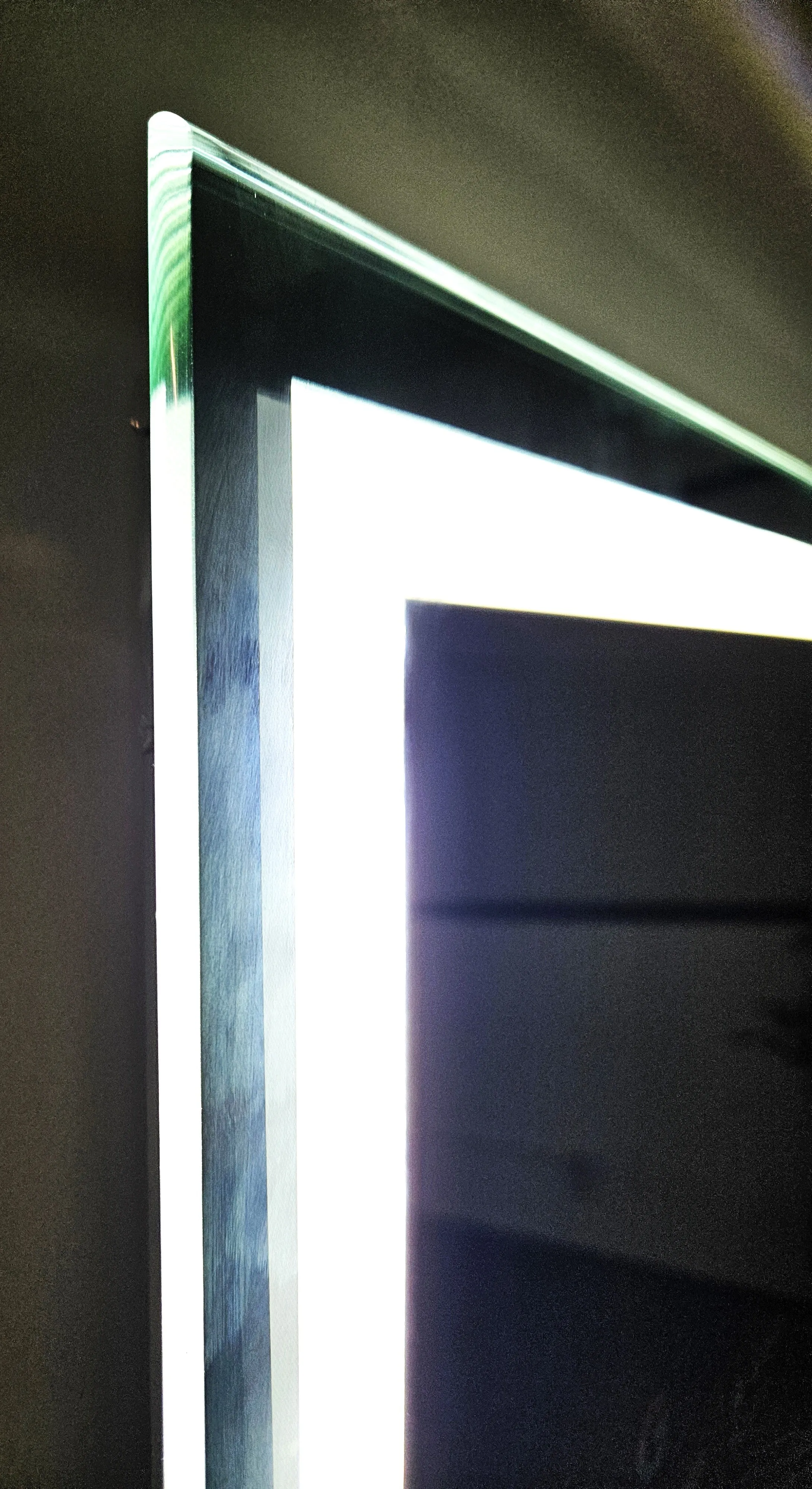 Customize Your Frameless Google Assistant Smart Vanity Mirror - Choose Your Display and Mirror Size