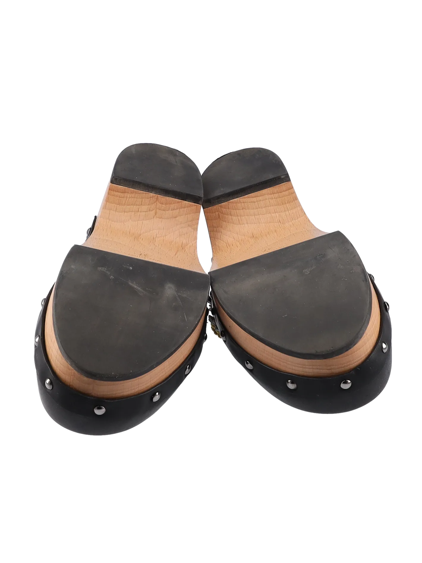 daisy leather clogs