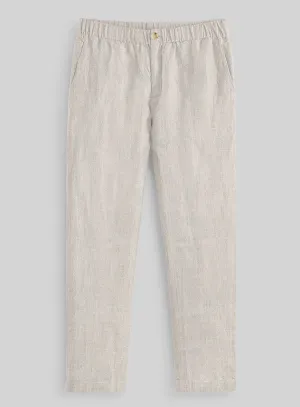 Easy Pants Barn Beige Linen