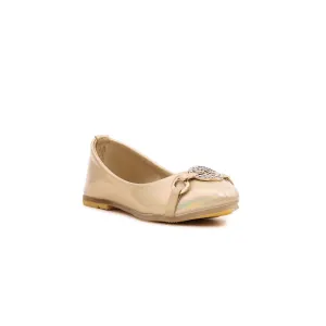 Girls Golden Formal Pumps KD0614
