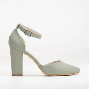Gisele - Sage Green High Heels