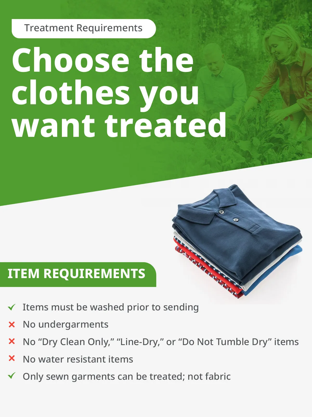 Insect Shield Your Clothes - Easy Packs