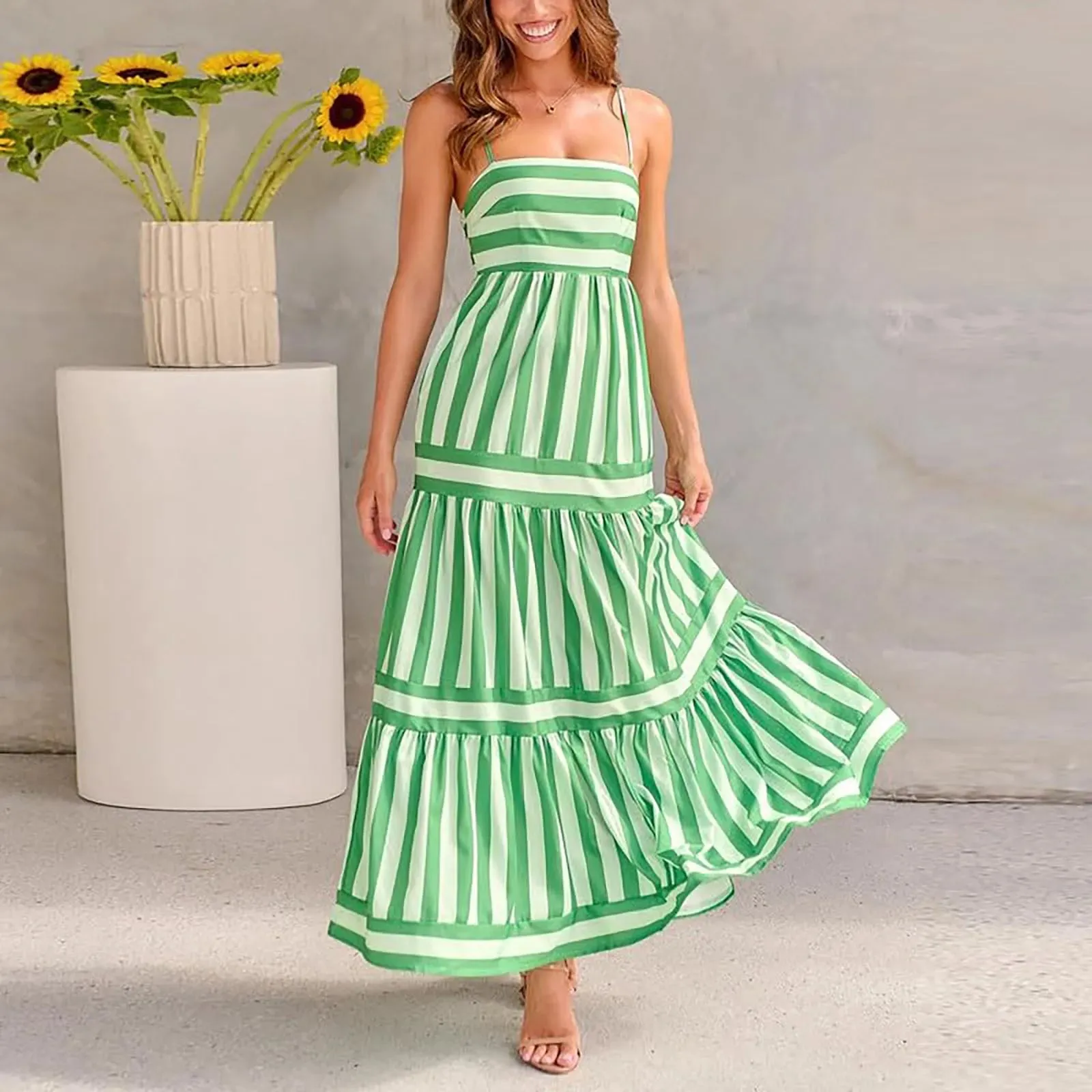 Luna | Striped Dress
