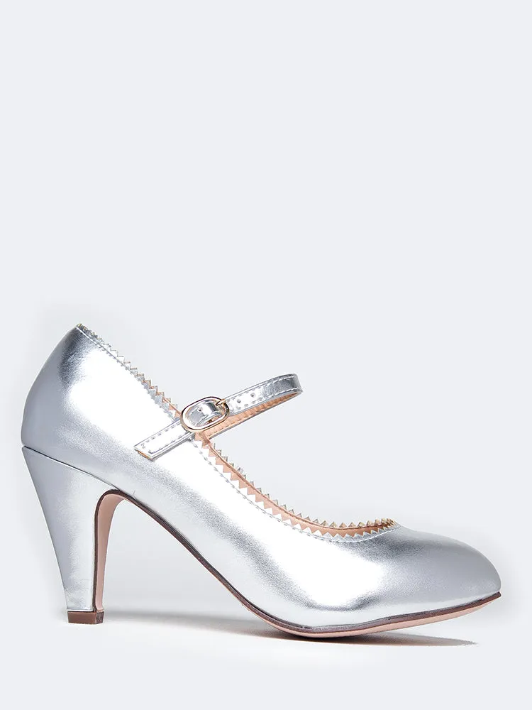 Mary Jane Kitten Heels