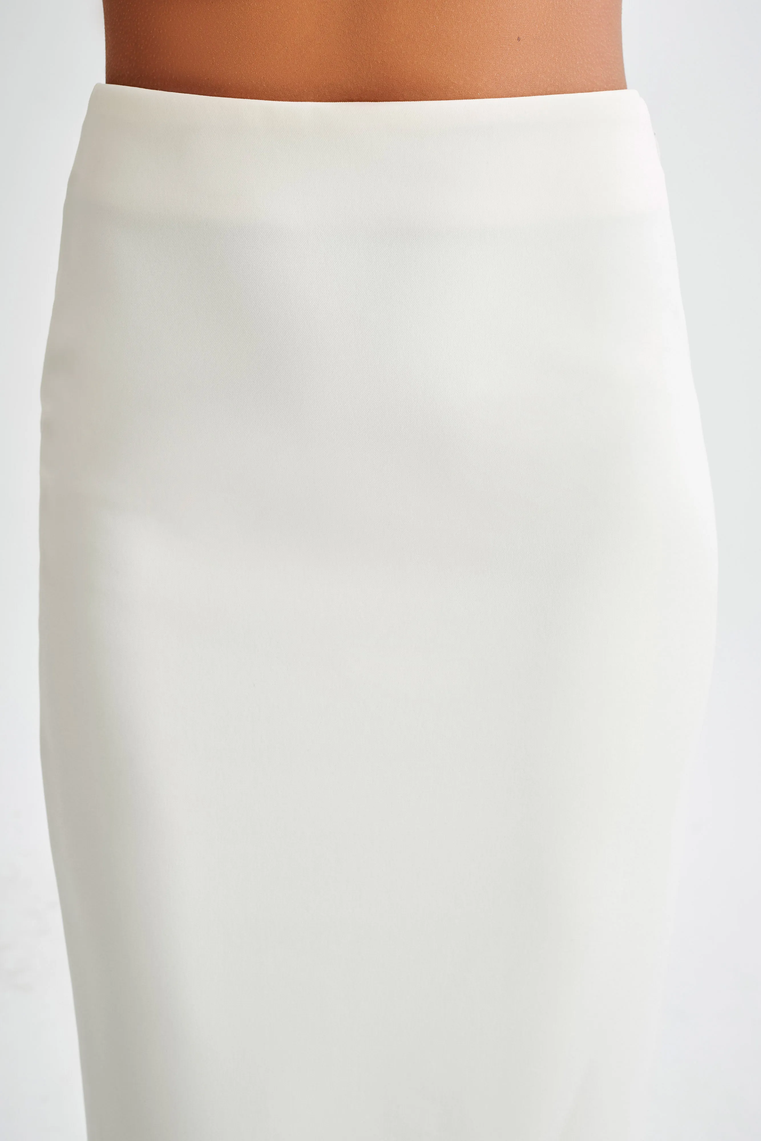Micah Suiting Maxi Skirt - White