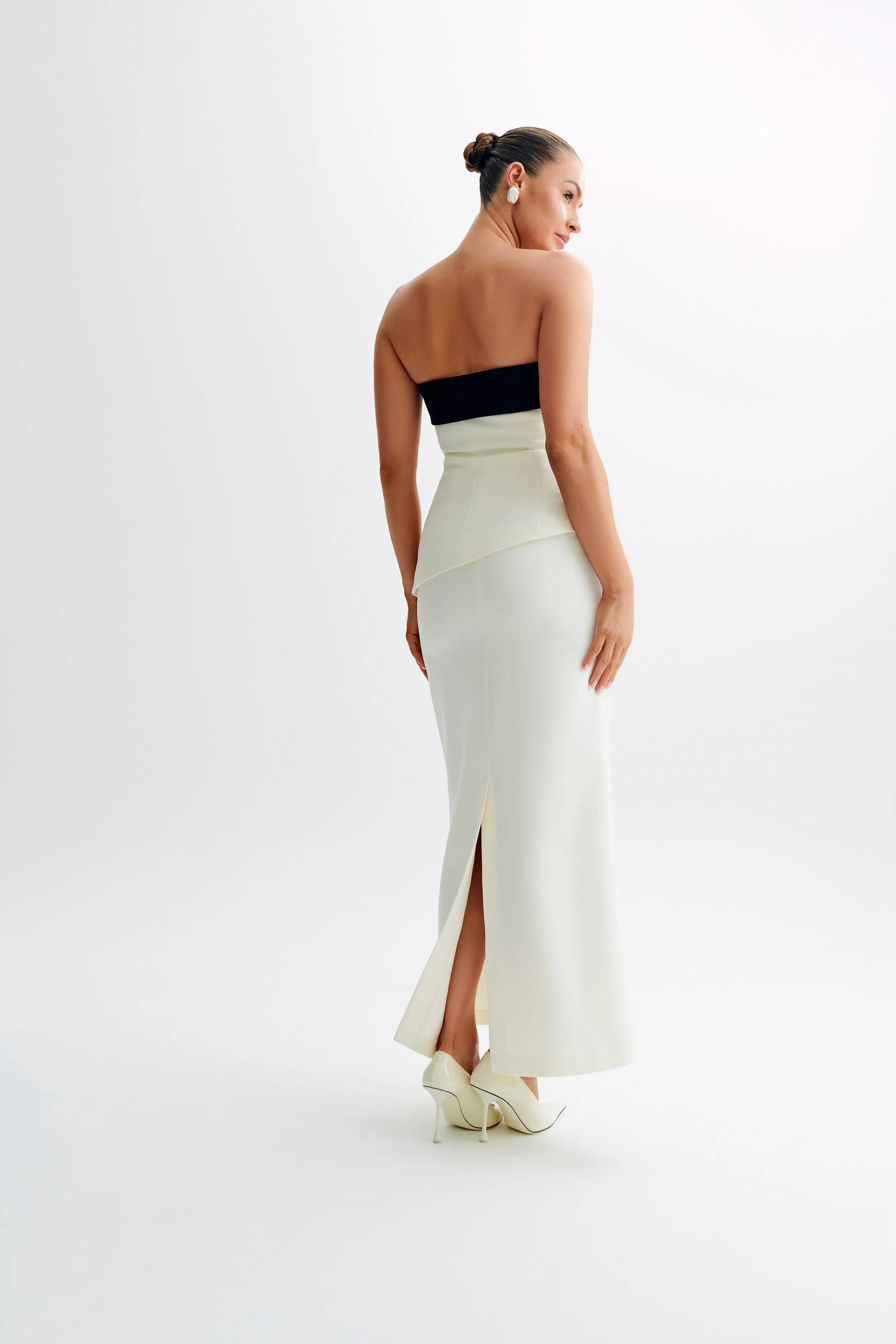 Micah Suiting Maxi Skirt - White