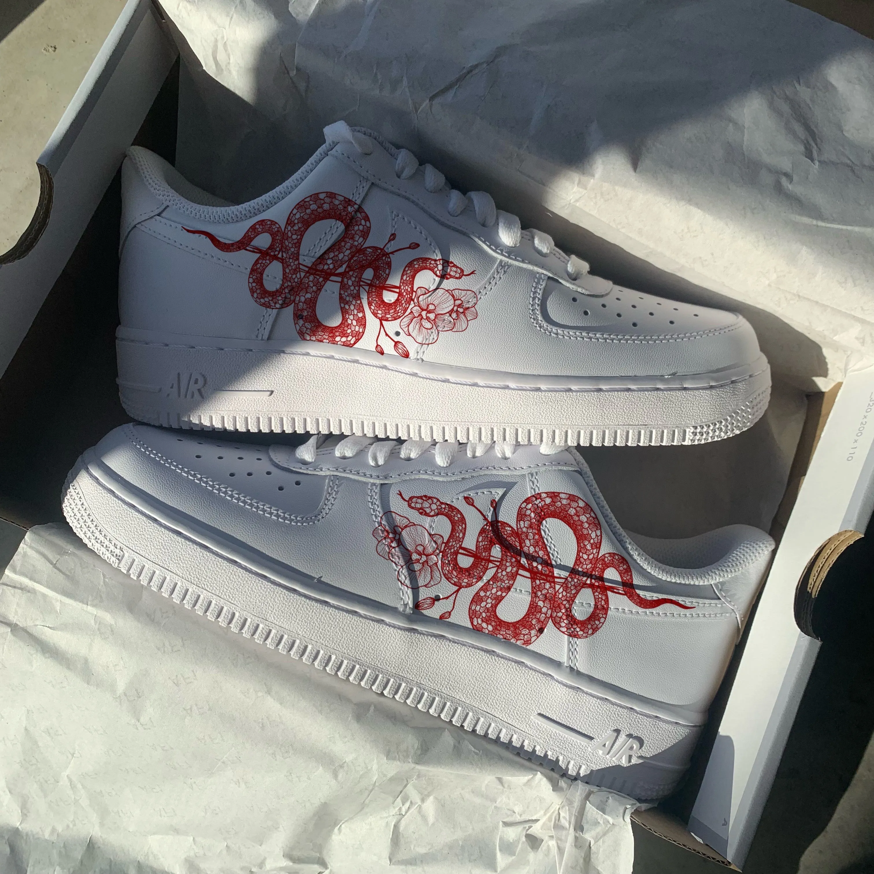 Red Fine Snake AF1
