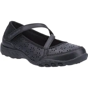 Skechers Breathe-Easy Playground Poppies School Shoes