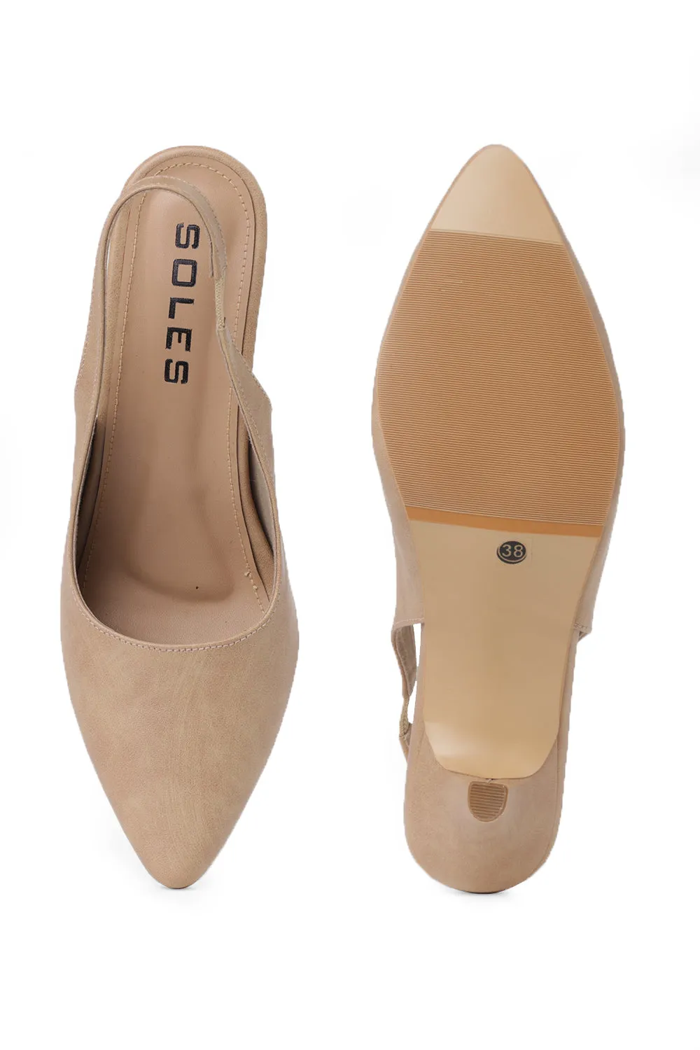 SOLES Textured Pumps