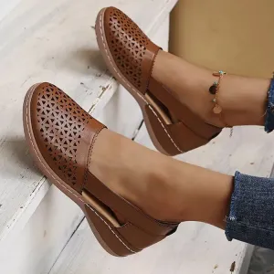 Women's Summer Flat Round Toe Sandals 2022 New Retro Button Sandals Comfy Mary Jane Comfortable Shoes for Women Plus Size 43